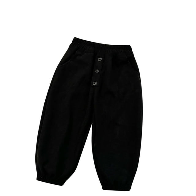 breaise Toddler Boys Sweatpants Girls Long Pants Corduroy Sweatpant Kids Elastic Waist Casual Jogger Trousers