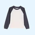 thumbnail image 1 of breaise Toddler Girls Boys Long Sleeve Raglan T Shirts Kids Color Block Crewneck Casual Tops Lightweight Fall Tee Shirts, 1 of 5
