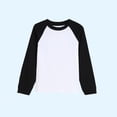 thumbnail image 1 of breaise Toddler Girls Boys Long Sleeve Raglan T Shirts Kids Color Block Crewneck Casual Tops Lightweight Fall Tee Shirts, 1 of 5