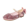 thumbnail image 1 of breaise Toddler Shoes High Heels Kid Shoes Mary Jane Shoes for Girls Wide Fit Little Girl Dress Shoes Party Wedding Shoes Princess Baby Girl Shoes, 1 of 9