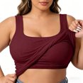 thumbnail image 1 of breaise U-Back Workout Tank Tops for Women with Built in Bra Plus Size Sleeveless Shirts Gym Athletic Yoga Crop Tops, 1 of 9