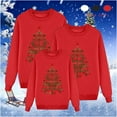 thumbnail image 1 of breaise Ugly Christmas Sweatshirts for Family Matching - Xmas Trees Print Funny Holiday Pullover Long Sleeve Crewneck Tops, 1 of 4