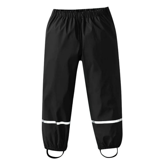 breaise Unisex Rain Pants Kid Boy Girl Waterproof Windproof Rain Trousers Outdoor Lightweight Cozy Rainwear for Girls Boys