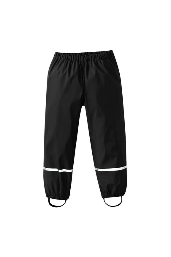 Unisex Rain Pants Kid Boy Girl Waterproof Windproof Rain Trousers Outdoor Lightweight Cozy Rainwear for Girls Boys