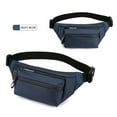 thumbnail image 1 of breaise Waterproof Fanny Pack for Men - Adjustable Lightweight Belt Bag with Hidden Zipper, Large Capacity Crossbody Sling Pack for Running, Travel, Hiking,Riding, 1 of 7