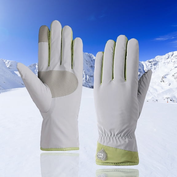 breaise Winter Gloves Men Women Warm Waterproof Ski 5 Layer Touch Screen Snow Gloves for Cold Weather
