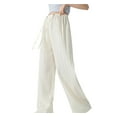 thumbnail image 1 of breaise Women Baggy Maternity Pants Straight Leg Over Belly Pregnancy Pants Loose Belly Support Maternity Long Pants with Pockets, 1 of 6