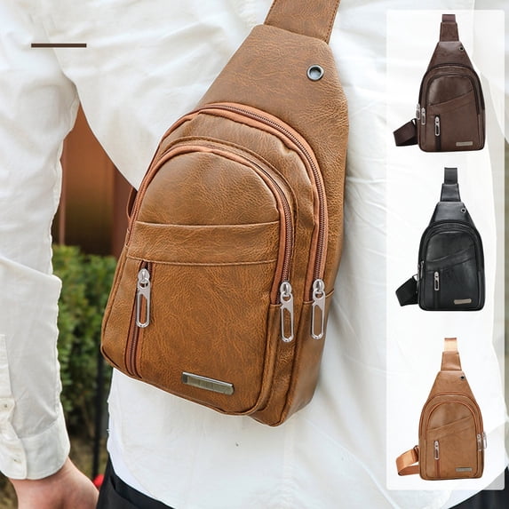 breaise Women Men Sling Backpack Trendy Chest Shoulder Bag Waterproof Crossbody Casual Daypack