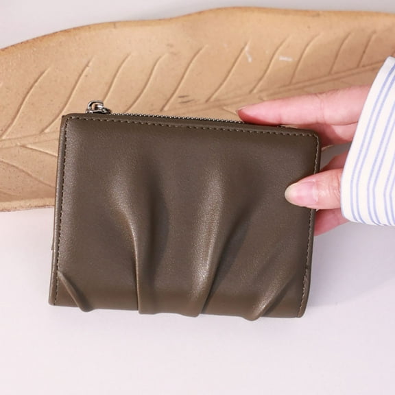 breaise Women PU Leather Coin Purse Zipper Small Change Soft Bag