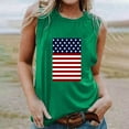 thumbnail image 1 of breaise Women's Independence Day Tank Tops Summer Patriotic Stars and Stripes Graphic Tshirts Cute Sleeveless T-shirts Camisole Classic Round Neck Tanks Womens Tank Tops under $10, 1 of 4