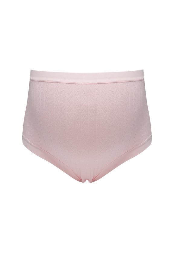 Women's Maternity High Waist Underwear Pregnancy Soft Seamless Maternity Underwear Over Bump Cotton Briefs Pregnancy Postpartum Panties