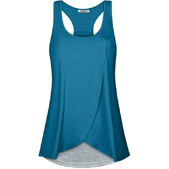 breaise Women's Maternity Tank Tops Sleeveless Flowy Pregnancy Tshirt Casual Breastfeeding Maternity Nusring Tops 2025 Summer Mama Clothes