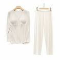 thumbnail image 1 of breaise Womens Maternity Pajamas Sets 2 Piece Outfits Long Sleeve Breastfeeding Tops and Lounge Pant Set Cozy Mama Clothes, 1 of 3