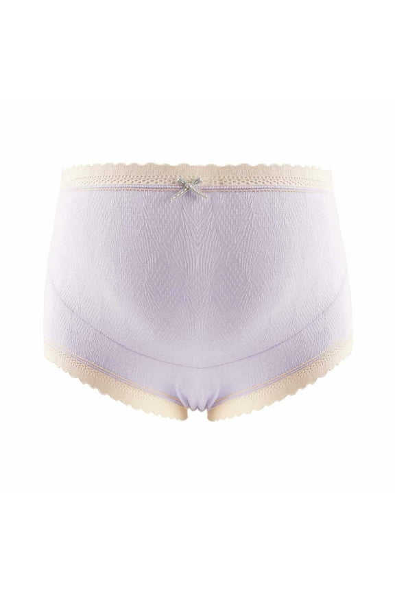 Womens Over Bump Maternity Underwear High Waist Seamless Pregnancy Briefs Cotton Mama Panties