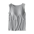 thumbnail image 1 of breaise Womens Summer Maternity Nursing Tank Tops Ribbed Knit Sleeveless Shirts Soft Double Layer Breastfeeding Shirt Pregnancy Clothes, 1 of 3