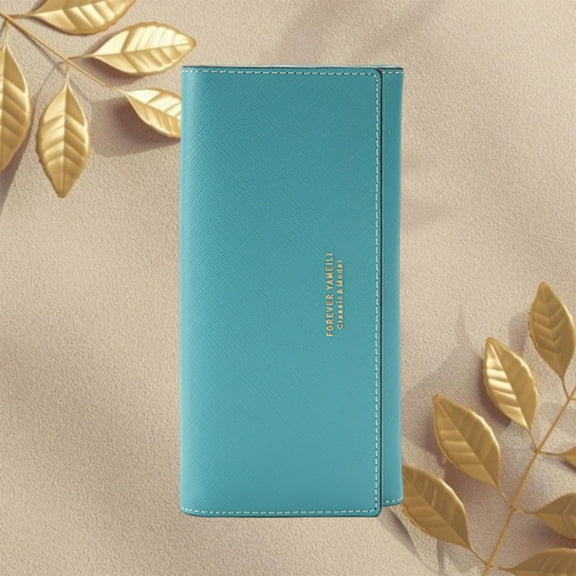 breaise Womens Wallet Ladies Vintage Billfold Compact Card Holder Long Zip Clutch Purse