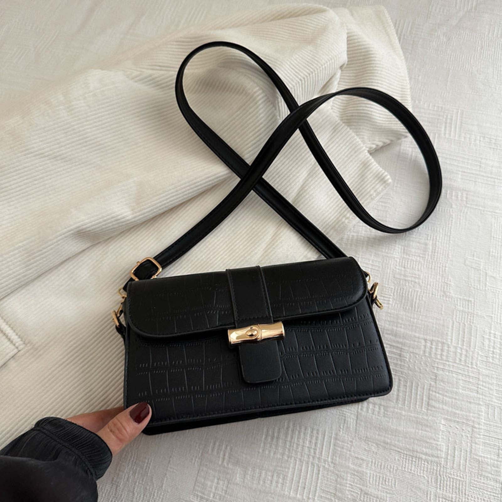 Elegant Black Woven Leather Small Bag, Pouch Bags - Elegant Collection for Every Occasion – Page 3  main image 4