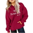 thumbnail image 1 of breaise Yes I'M Cold Hoodies for Girls Casual Long Sleeve Hoodie Kids Funny Graphic Hooded Sweatshirt Cute Preppy Pullover Tops, 1 of 5