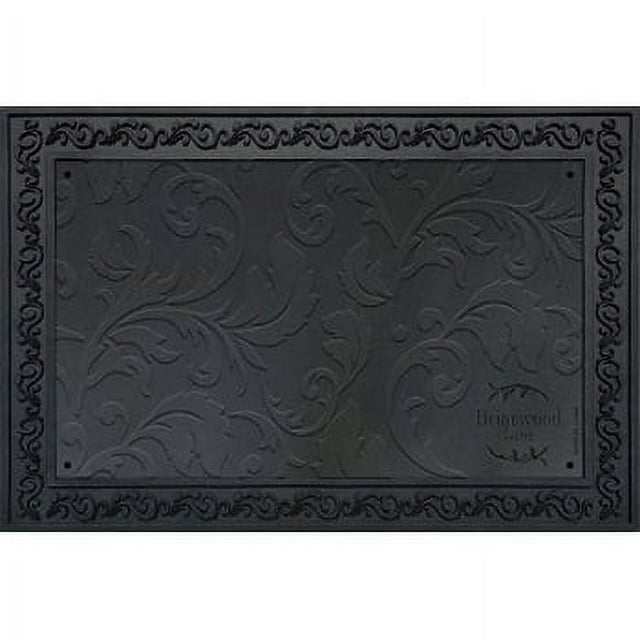 briarwood lane outdoor rubber doormat tray for 18