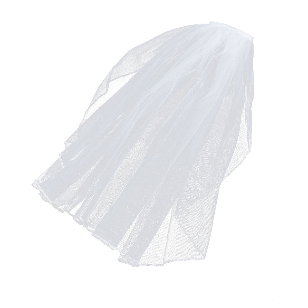 HemerVows White Floral Bridal Veils: Short Shoulder Length Veil with Comb  Wedding Party Bride Hair Accessories for Women and Girls - Yahoo Shopping