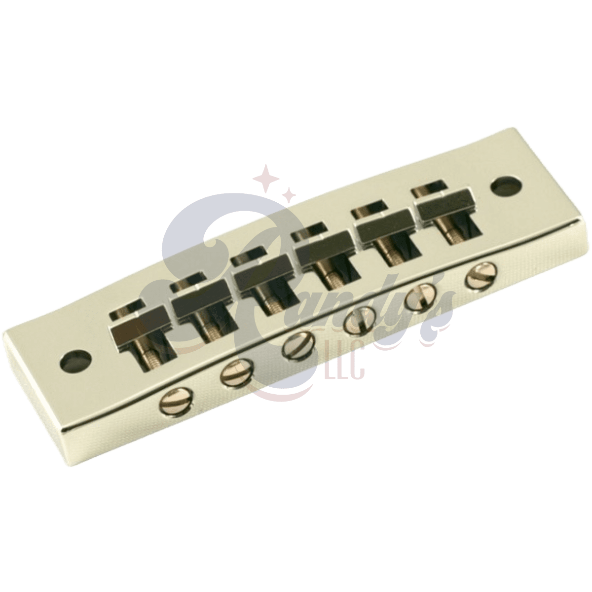 Kluson Kluson "Harmonica" Tune-O-Matic TOM Bridge w/ Posts - Fits Gibson® (Chrome)