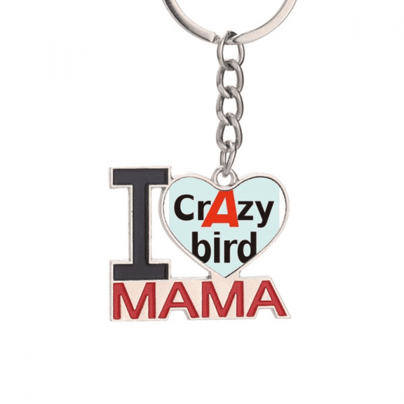 brief best cool bird fowl jay Keychain Metal Keyring Holder Love MAMA Mother