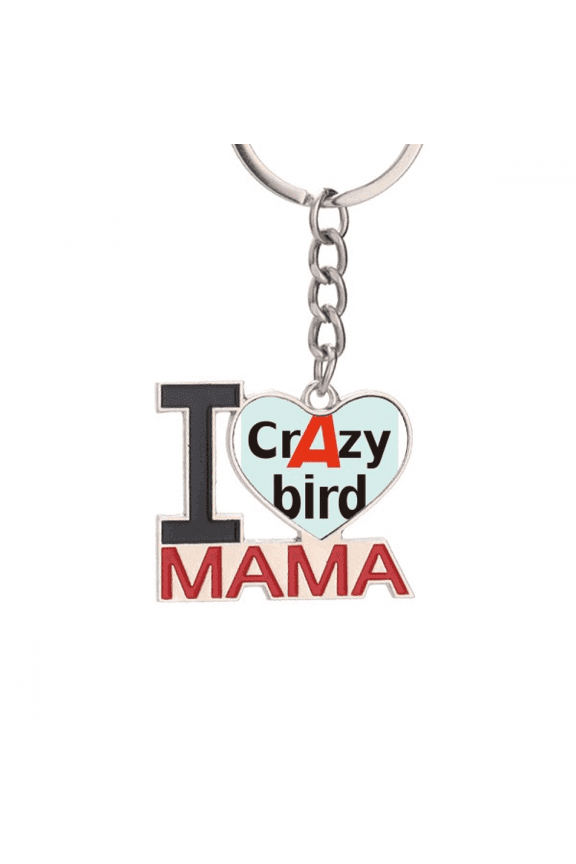 brief best cool bird fowl jay Keychain Metal Keyring Holder Love MAMA Mother