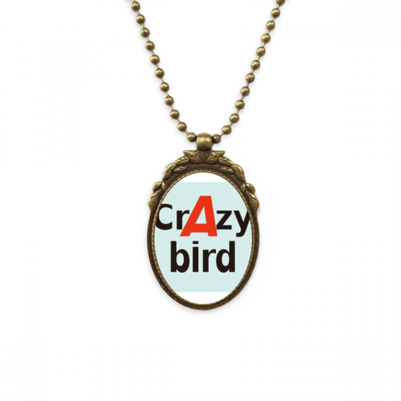 brief best cool bird fowl jay antique necklace vintage bead pendant keychain