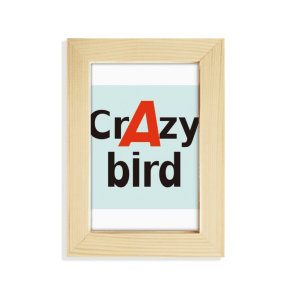 brief best cool bird fowl jay desktop display photo frame picture art painting 5x7 inch