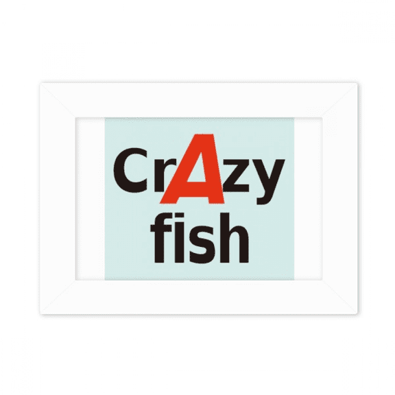 brief best cool fish fish photo mount frame picture art painting desktop 5x7 inch