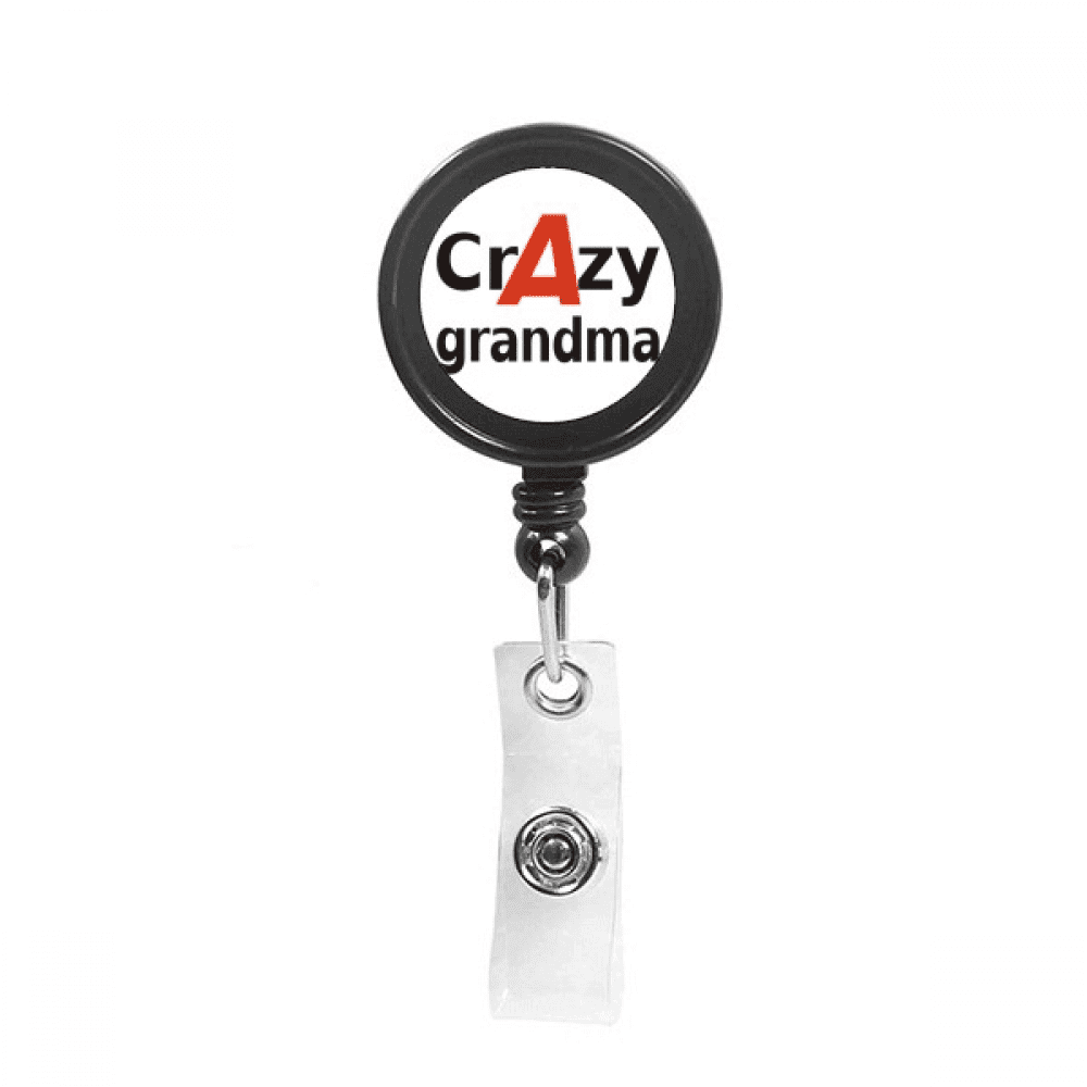 brief best cool grandmother grandma Retractable Keychain Badge Holder ID Badge