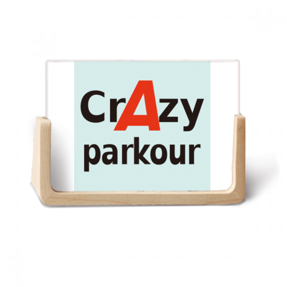 brief best cool parkour x-sports photo wooden photo frame tabletop display