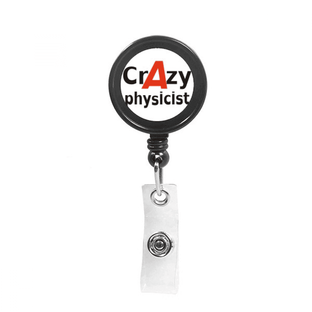 brief best cool physicist occupation Retractable Keychain Badge Holder ID Badge