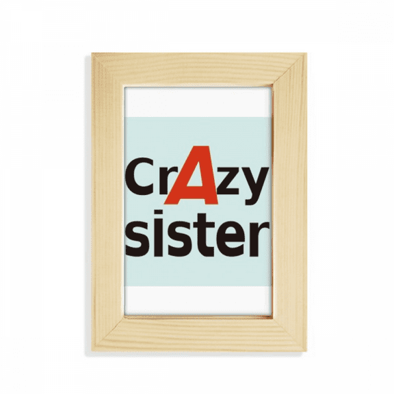 brief best cool sister sibling desktop display photo frame picture art painting 5x7 inch