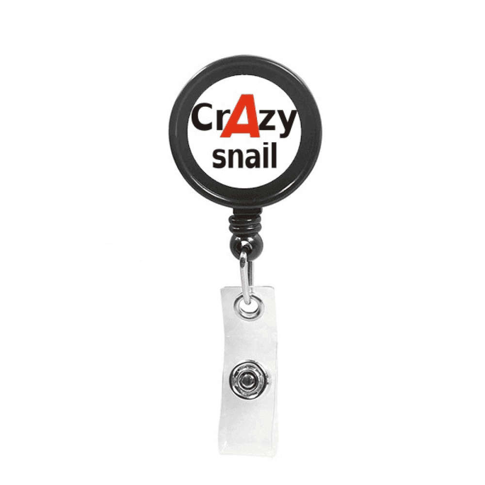 brief best cool snail helix Retractable Keychain Badge Holder ID Badge