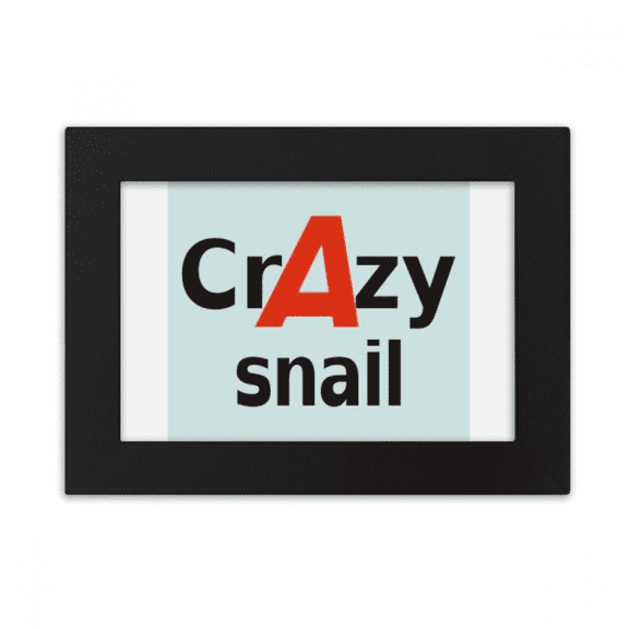 brief best cool snail helix desktop photo frame ornaments picture art painting