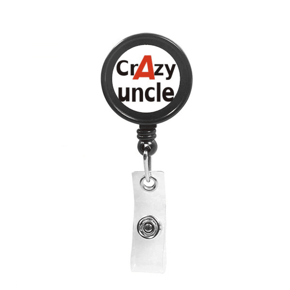 brief best cool uncle relative Retractable Keychain Badge Holder ID Badge