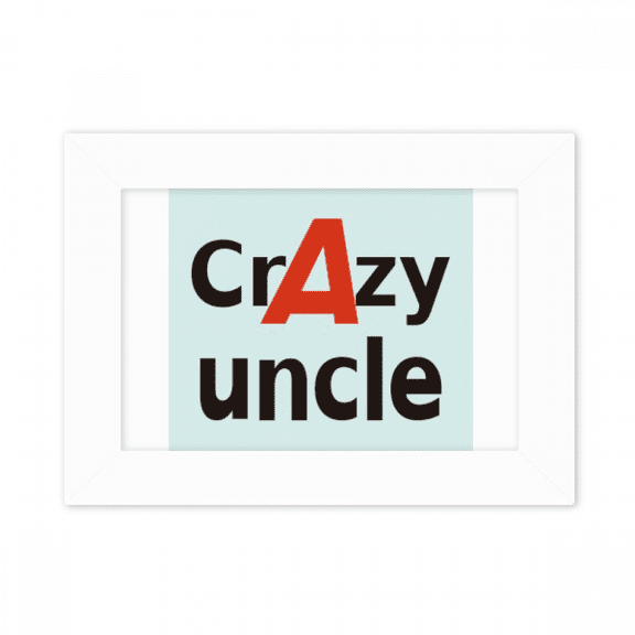 brief best cool uncle relative photo mount frame picture art painting desktop 5x7 inch