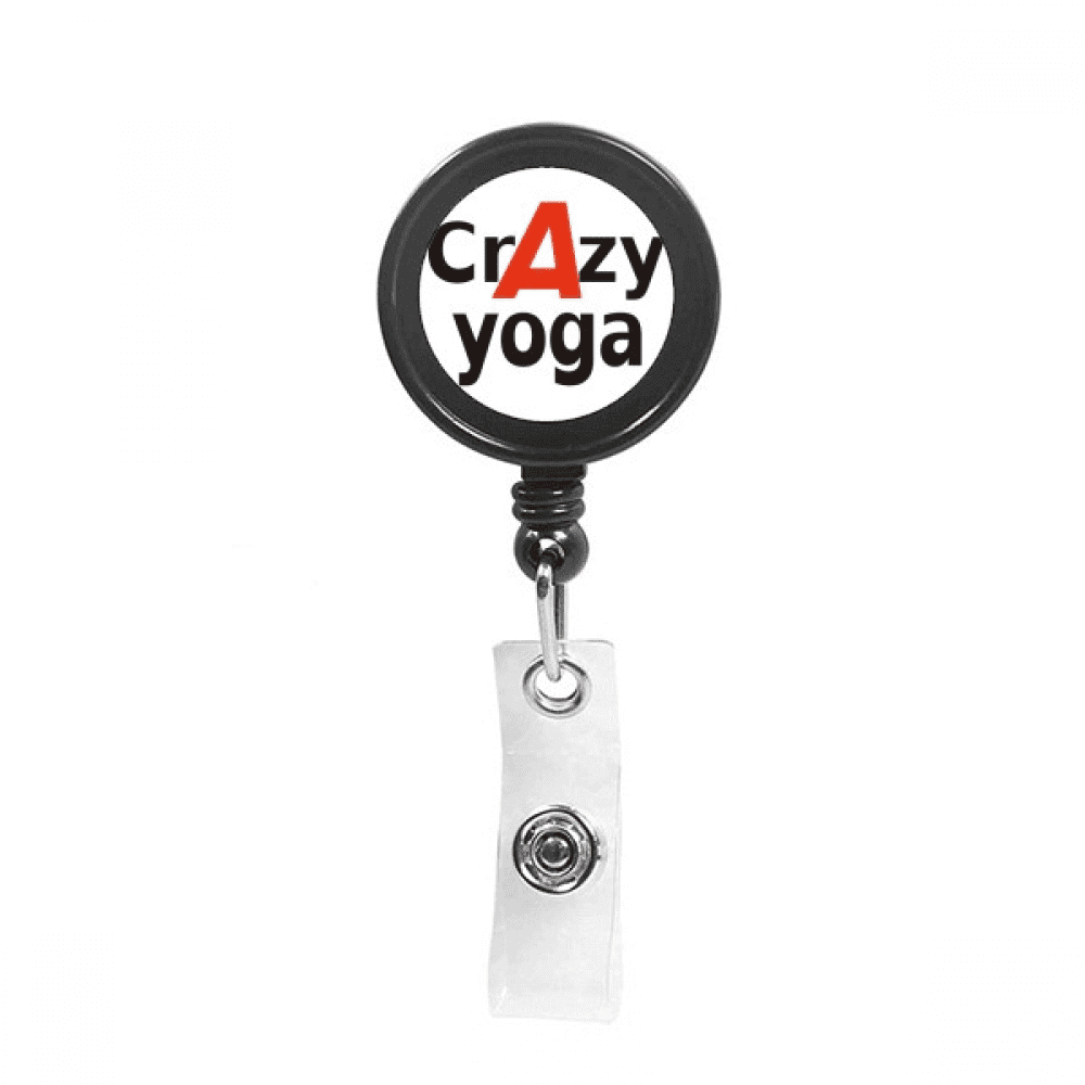brief best cool yoga exercise Retractable Keychain Badge Holder ID Badge
