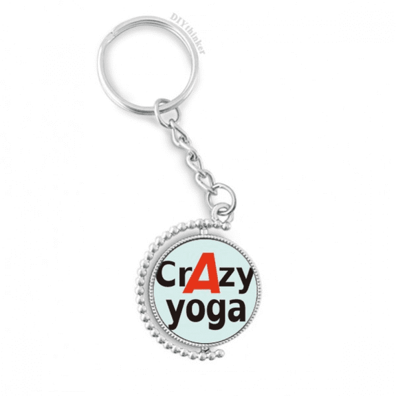 brief best cool yoga exercise rotatable keyholder disc accessories chain clip