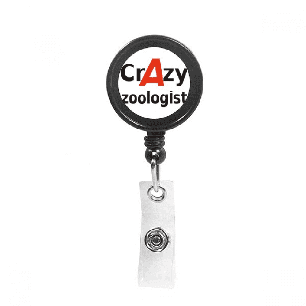 brief best cool zoologist occupation Retractable Keychain Badge Holder ID Badge