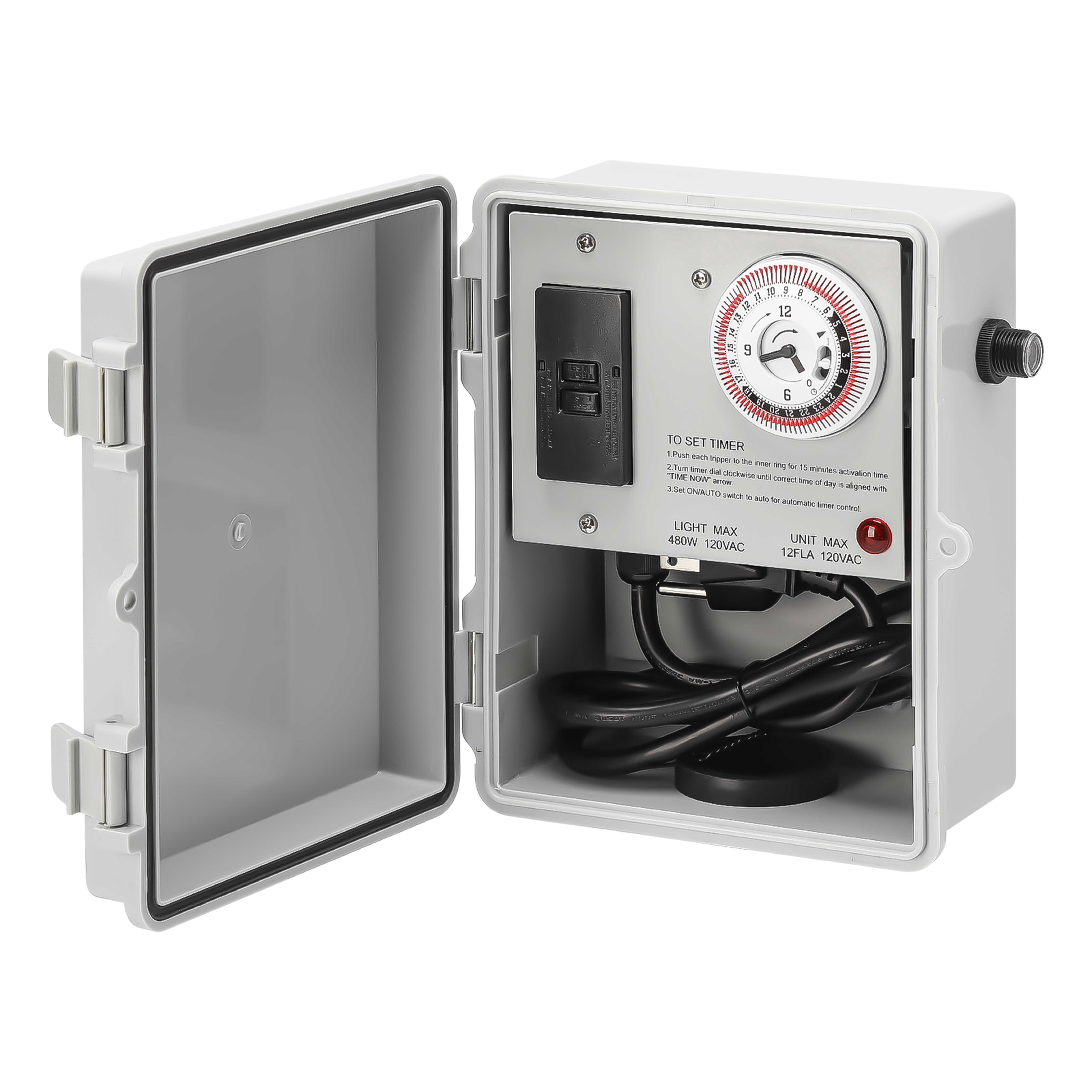 Briidea Multi-Purpose Control Panel for 1/2-1HP Fountains, Circulators ...