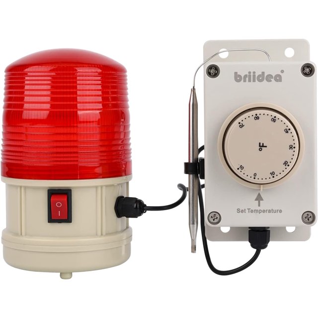 briidea Temperature Warning Light, Low Temperature Warning Light Can