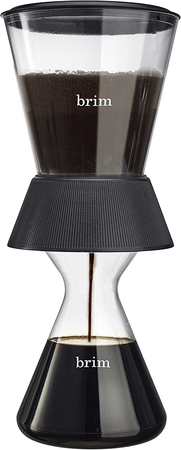 brim Cold Brew Coffee Maker with Smart Valve System, 1.5 L Glass