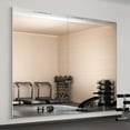 thumbnail image 1 of 2PCS 71"x40"Home Gym Fitness Mirror- Full Length Wall Mirror, Frameless Oversize Shatterproof Gym Workout Mirror,Nano Ultra Light Full Body Mirror for Gym, Yoga, Dance/Ballet Studio, 1 of 11
