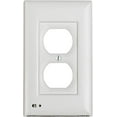 thumbnail image 1 of briteOWL Power Failure LED Light Up Outlet Cover, Unaffected by Electrical Outage, Duplex White, 1 of 10