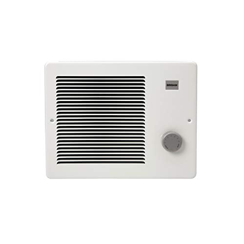 broan 174 wall heater, 750/1500 watt 120 vac, white painted grille