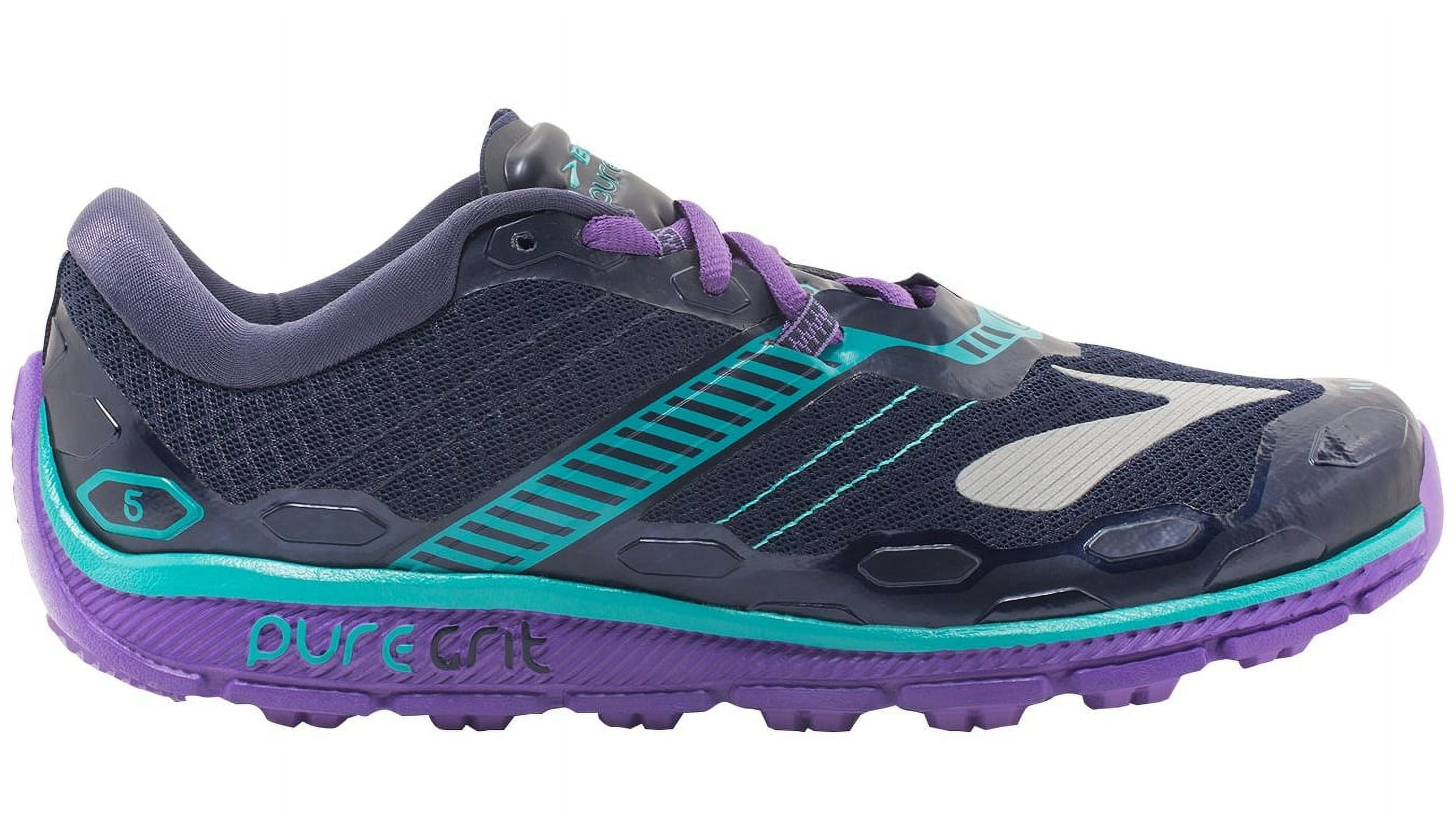 brooks women s puregrit 5 trail running shoes navy purple 7.0 Walmart