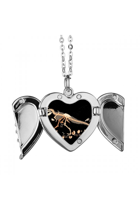 bs b miniature dinosaur angel wings necklpendant fashion