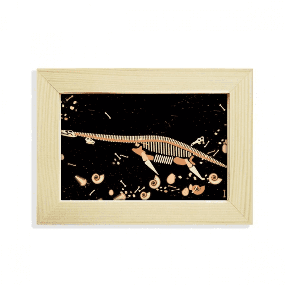 bs black miniature dinosaur desktop decorate photo frame picture art painting 5x7 inch